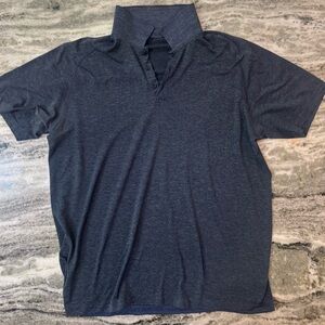 Men’s Lululemon Dark Blue Polo Shirt XXL